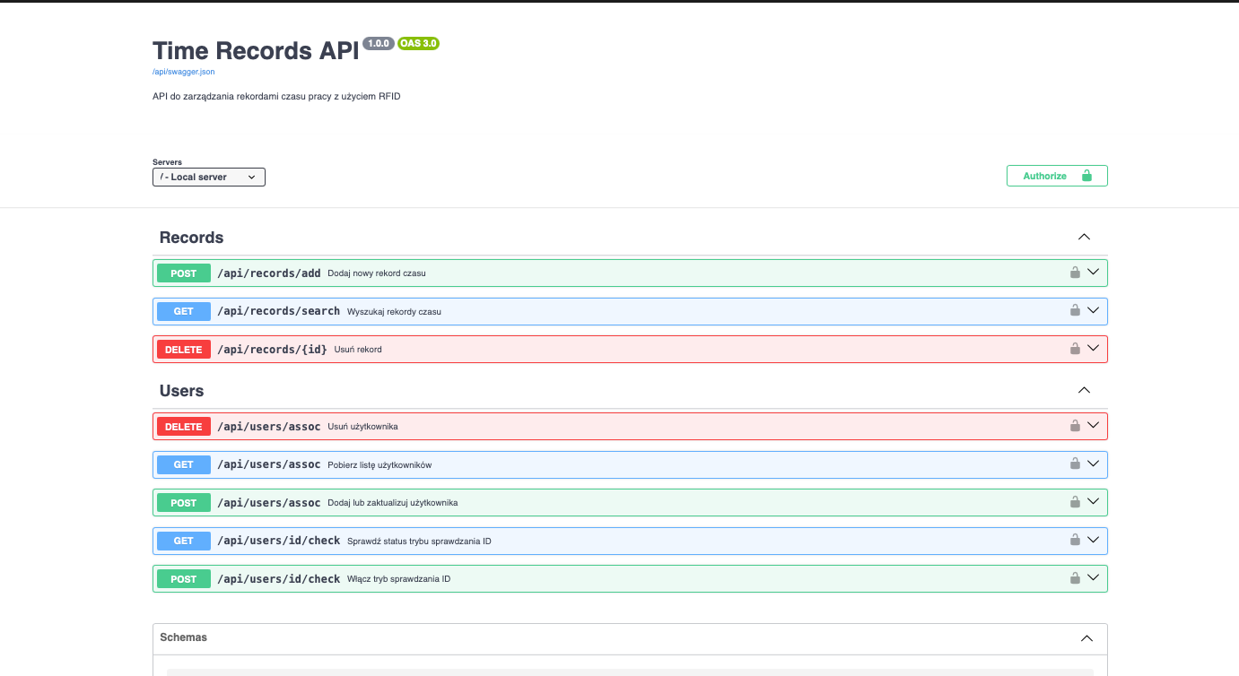 Skryba-1+ Rejestrator Czasu Pracy Wi-Fi, RFID