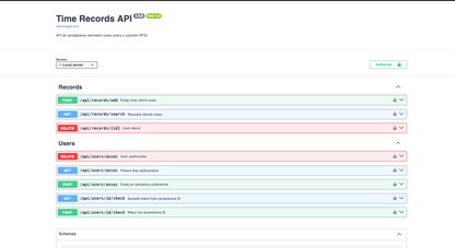 Skryba-1+ Rejestrator Czasu Pracy Wi-Fi, RFID